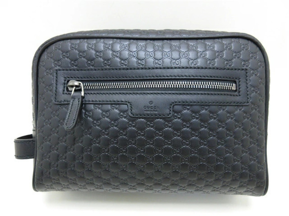 Gucci Shoulder Bag Calfskin Black
